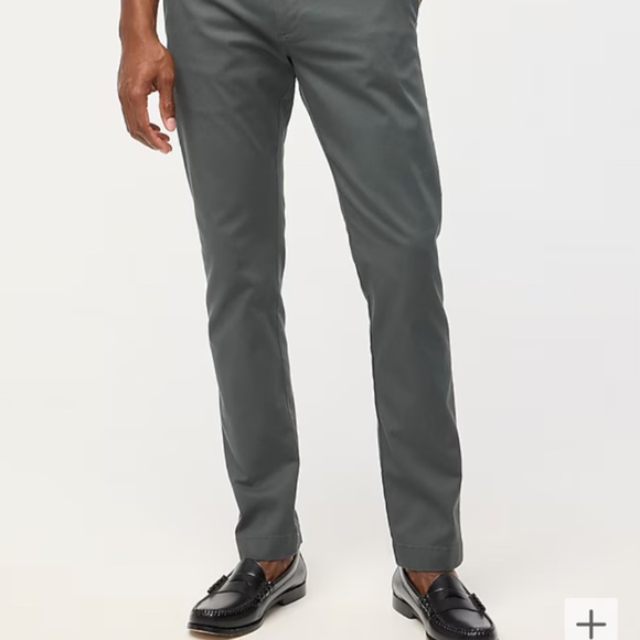 Mens J. Crew Flex Slim-Fit Flex Chino Pant. Grey. Size 32/30 - Picture 1 of 15
